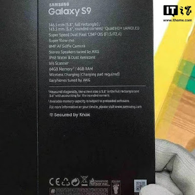 Bocoran Spesifikasi Samsung Galaxy S9 Sebelum Resmi di Rilis