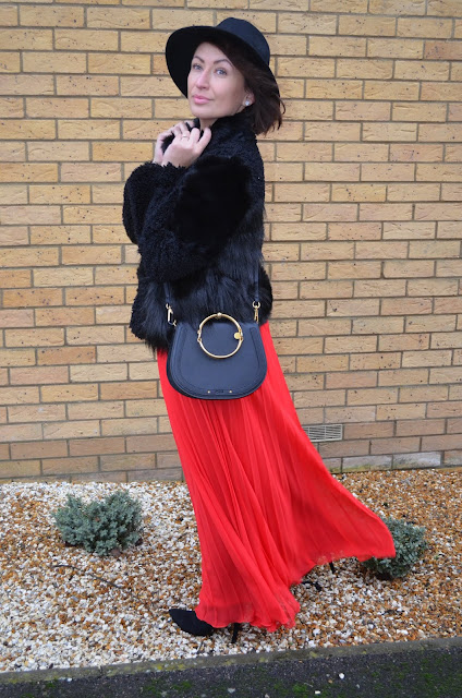 Adriana Style Blog, Blog modowy, Czerwona Maxi, Elegancka Czerwona Maxi Sukienka, Elegancka Sukienka, Elegant Red Maxi Pleated Dress, Fashion, Fashion Blog, Fashion Bloggers UK, moda, Sukienka Plisowana