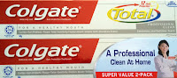 Colgate Total Value 2 pack Professional Clean