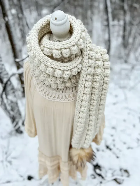 Chunky Bobble Scarf