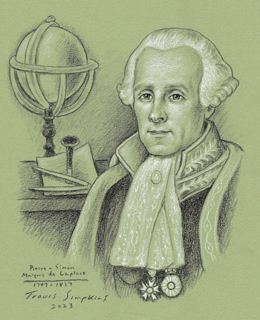 Pierre-Simon, Marquis de Laplace. Astronomer. Mathematician. Freemason. Grand Orient de France. by Travis Simpkins