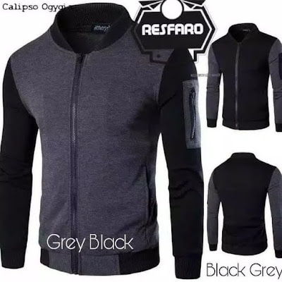 Jaket sweater model bomber kick sogar bahan cotton fleece tebal hangat , jaket bomber pria , jaket sweater bomber , harga jaket pria