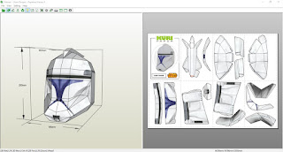 Kuri Paper - Helmet Clone Trooper papercraft