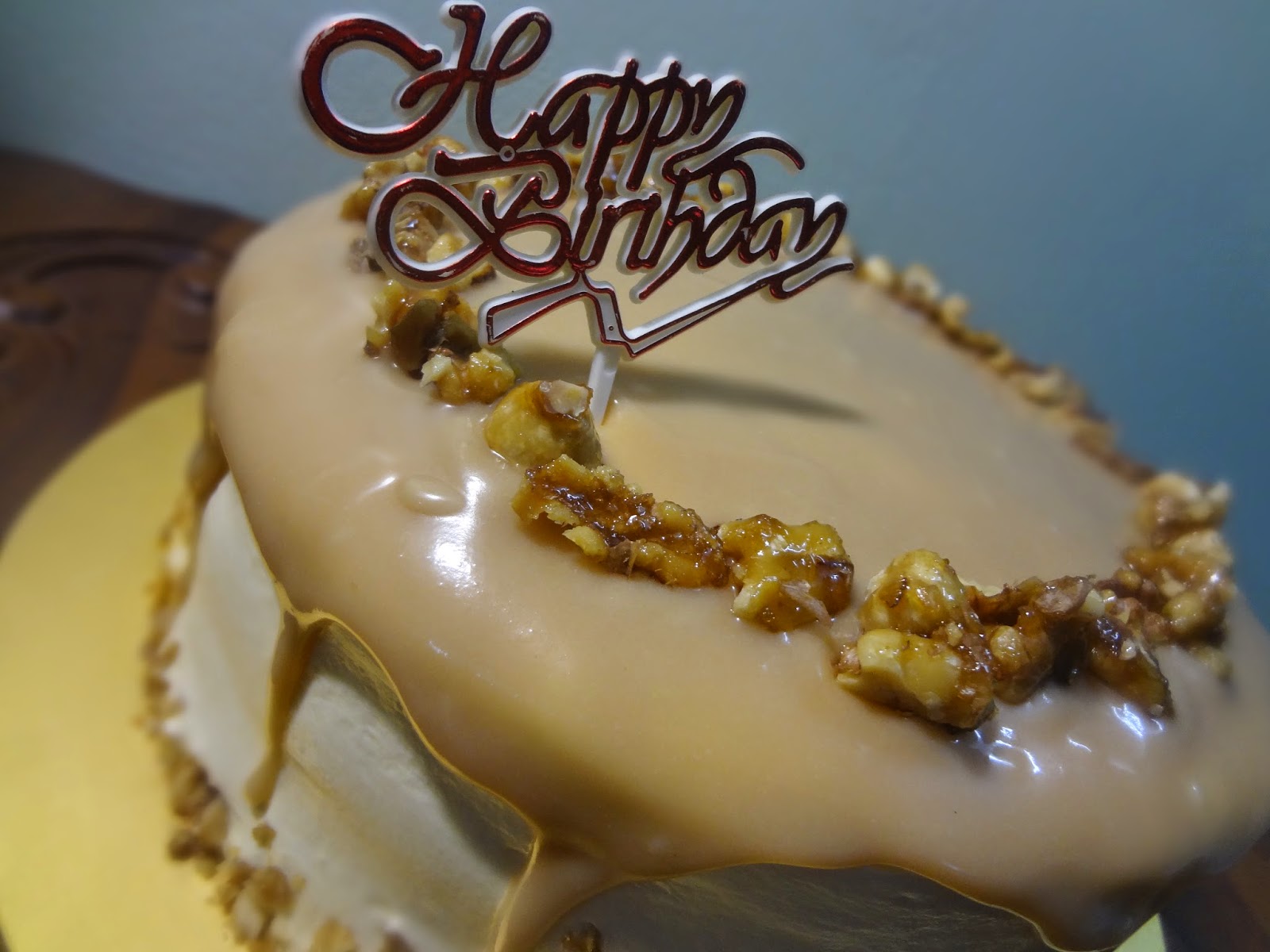 SelagiAdaGula: Krim Cheese Butterscotch Frosting -- Kek 