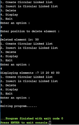 Deletion in Circular Linked List