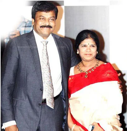 Chiranjeevi and his wife: