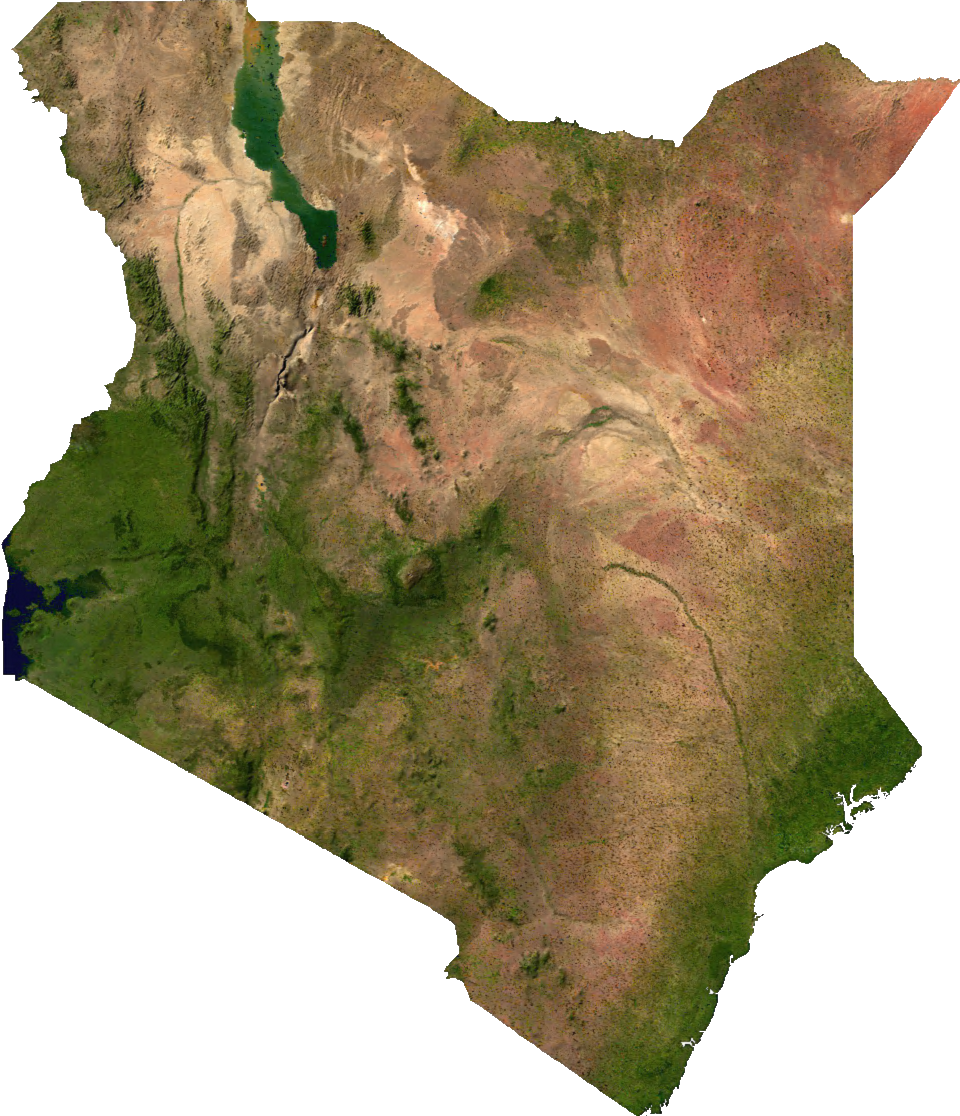 Kenya Relief Map