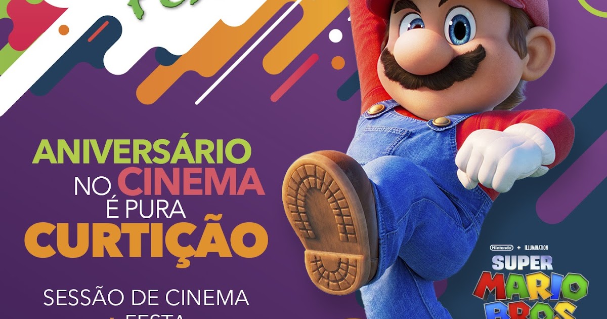 Super Mario Bros – O Filme” será exibido no projeto CineMaterna