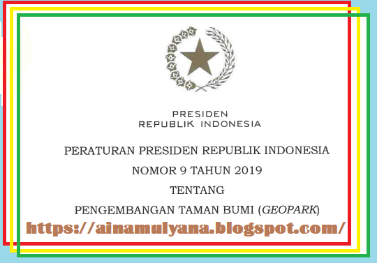  Peraturan Presiden – Perpres Nomor 9 Tahun 2019  -  http://ainamulyana.blogspot.com