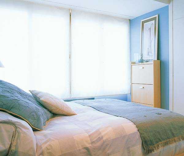 38 Desain Kamar  Tidur Minimalis Warna  Biru Penuh Kreasi  