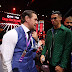 Cristiano Ronaldo sits next to Conor McGregor at the Day of Reckoning 