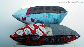 Hidden Zipper Cushion Tute by www.madebyChrissieD.com