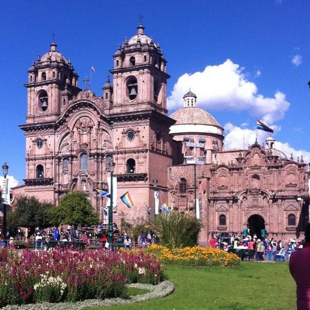 Iglesia de la Compañia, Plaza de Armas, Cusco, Peru