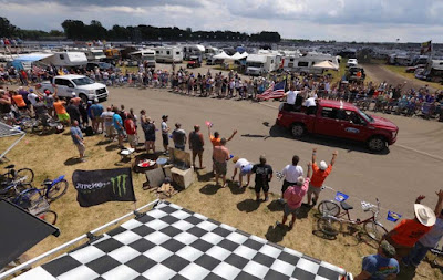 Infield Campground Driver's Parade Proved Successful and Loved