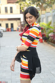 Adha Sharma in a Cute Colorful Jumpsuit Styled By Manasi Aggarwal Promoting movie Commando 2 (37).JPG