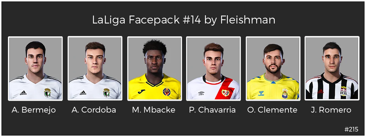 PES 2021 La Liga Facepack #14 by Fleishman