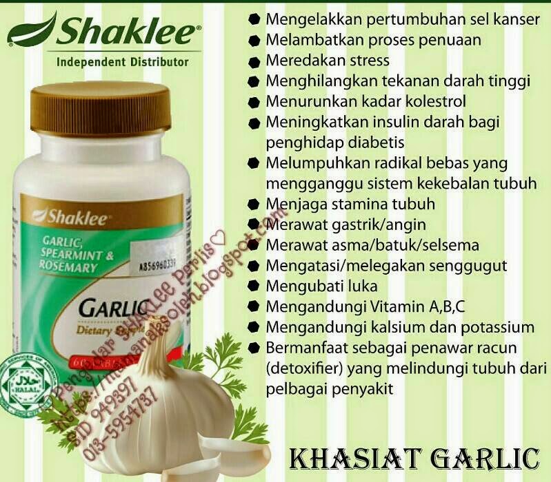 Pengedar Shaklee Perlis: Pil Bawang Putih : Garlic Compex 