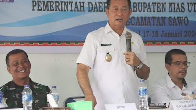 Wakil Bupati Nias Utara Hadiri Musrenbang RKPD Kabupaten Nias Utara Tahun 2025.