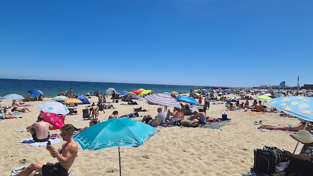 International Picnic at the beach in Barcelona
