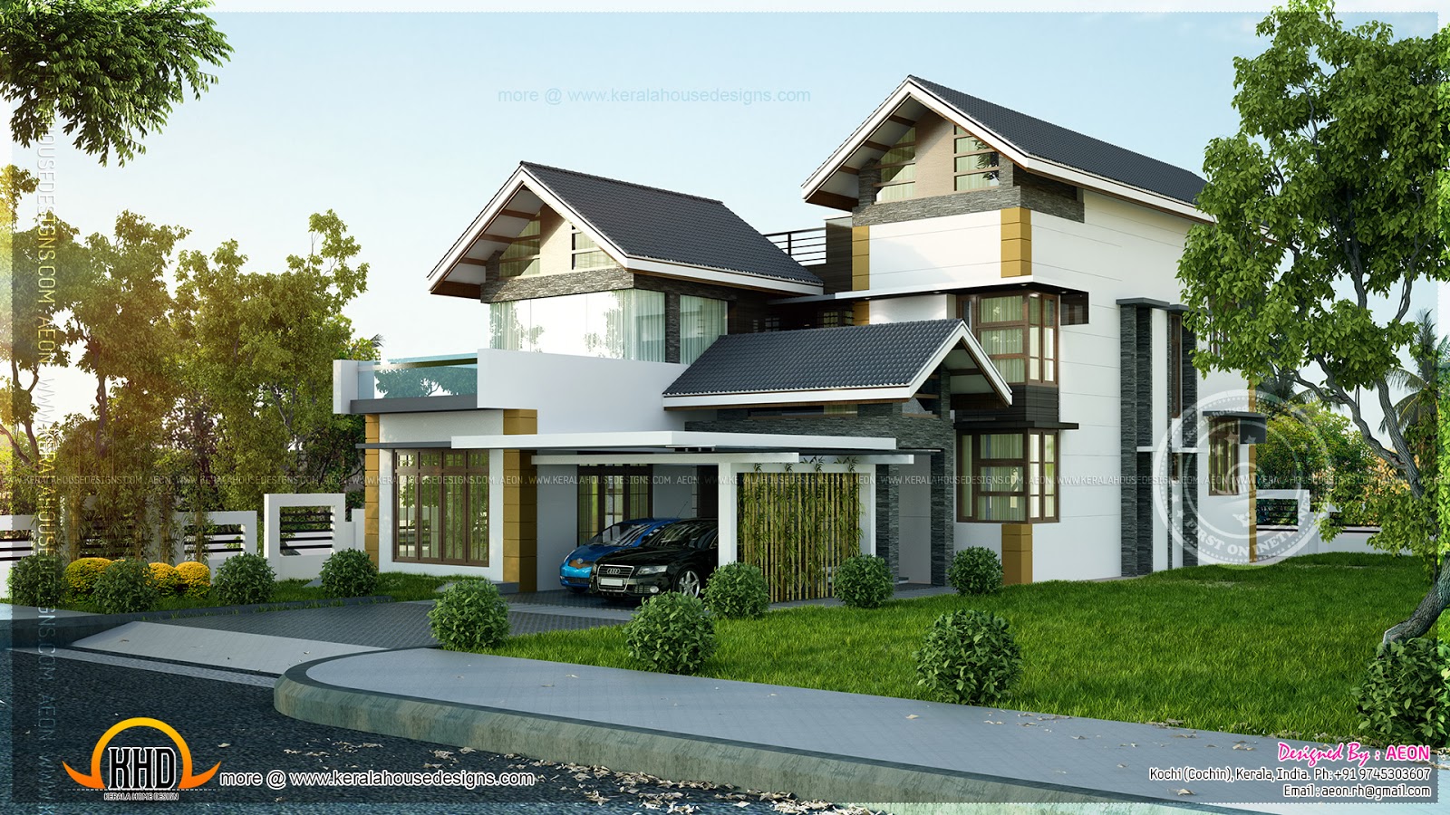  House  Plans  and Design  Modern  House  Plans  Sloping  Land 