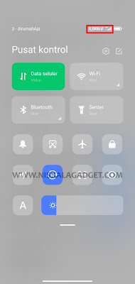 Cara Memunculkan Indikator Kecepatan Data Internet