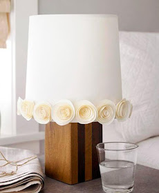 decorate with paper roses