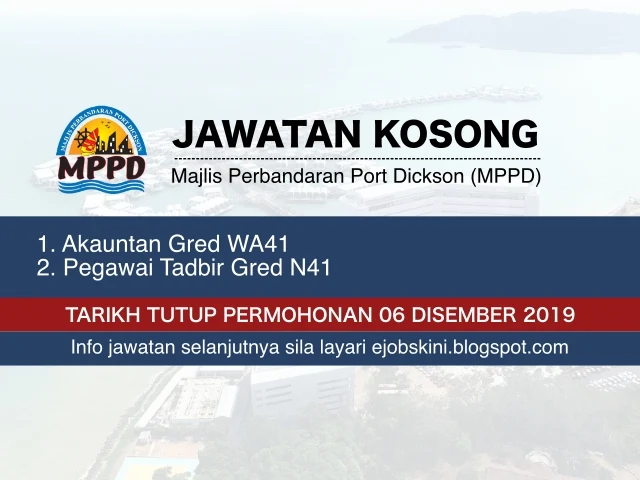 Jawatan Kosong Majlis Perbandaran Port Dickson (MPPD)