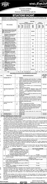 Government Jobs 2022 in Islamabad FBR  Online Apply