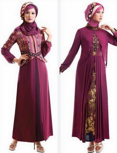 20 Contoh Desain Baju Muslim Gamis Brokat Terbaru 2020