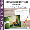 Cover of product that teachers making observations, inferences, and predictions for 2nd-4th graders