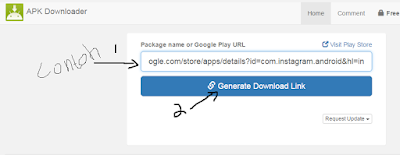 APK Downloader Generate Link Download