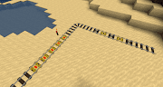 Below are examples of two way powered boosters (they'll boost a cart . (minecart powered rail booster)