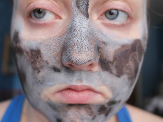 Photograph of the Avon Black Mineral Mask When Dry