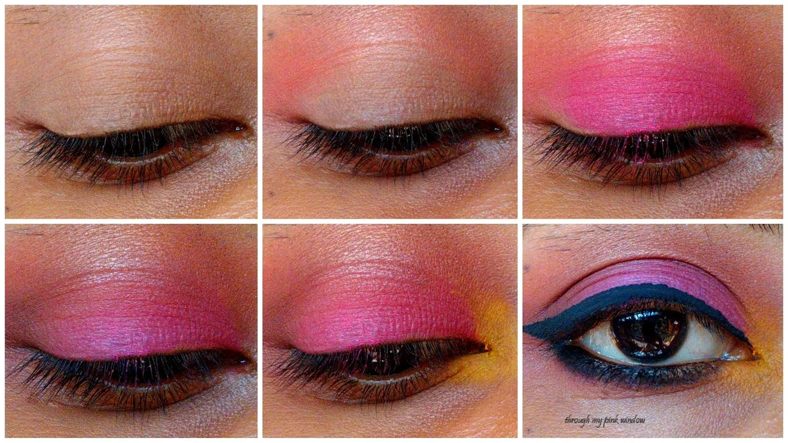 Step By Step Tutorial Simple Orange Pink And Yellow Gradient Eye