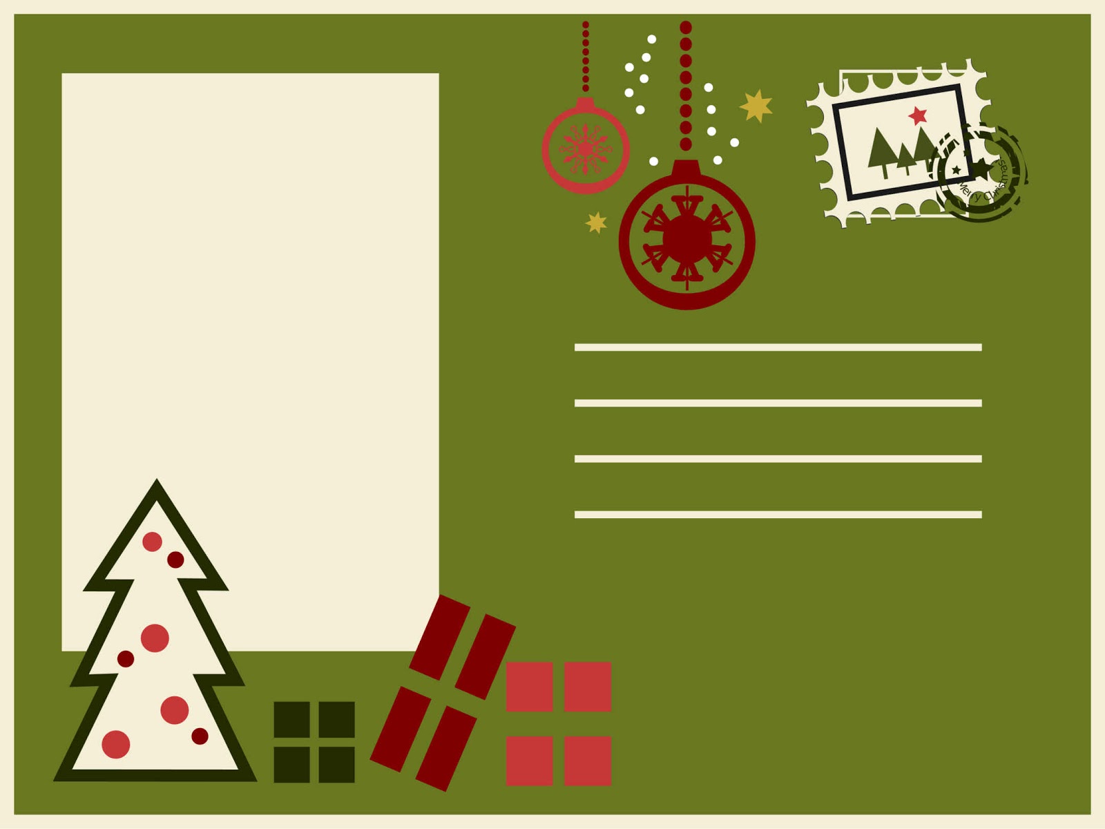 Tarjetas de navidad para imprimir - Imagenes de navidad