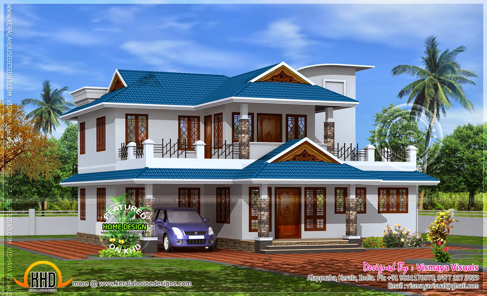 2350 sq feet home  model  in Kerala  Home  Kerala  Plans 