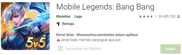 aplikasi game android penghasil uang mobile legends