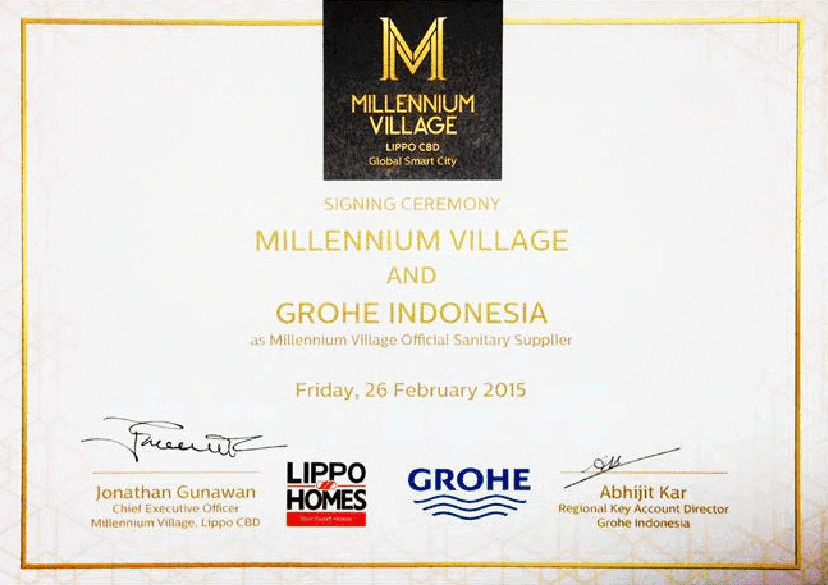 Millennium Village & Grohe Signing Ceremony 03