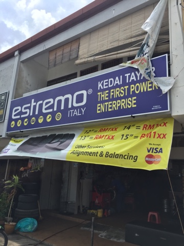 jeritanhati: Kedai tayar murah Ipoh