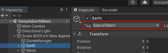 SpaceObject Tag