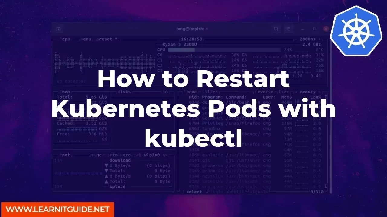 How to Restart Kubernetes Pods with kubectl