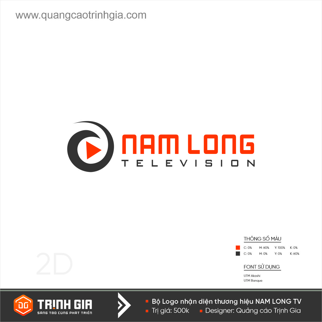 Thiết kế Logo Nam Long Tivi - In & Quảng cáo Trịnh Gia - Triệu Sơn ...