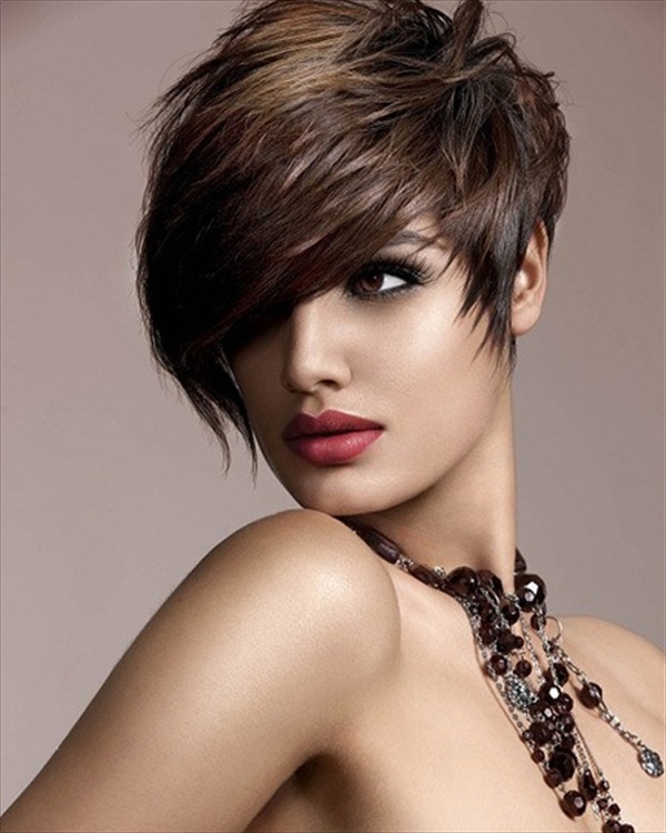 Short Asymmetric Hair