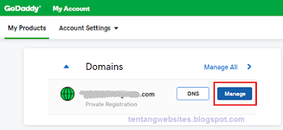 Cara transfer domain di godaddy antar akun