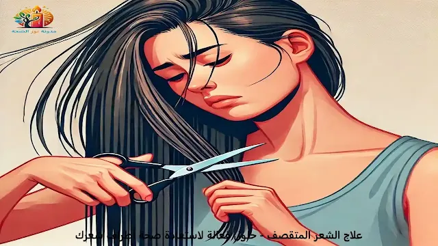 علاج الشعر المتقصف
