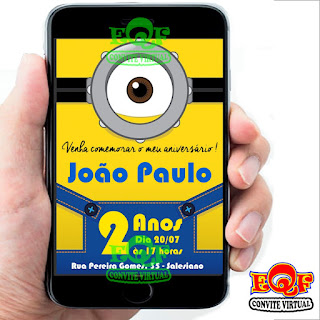 #convitevirtual, #minions, #convitevirtualminions, #conviteminions, #temaminions, #convitedigitalminions, #conviteinfantil, #brindesminions, #festaminions