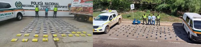 hoyennoticia.com, 265 kilos de coca 'viajaban' en dos vehículos por La Guajira