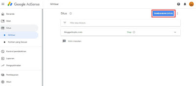  ada banyak sekali ladang untuk menghasilkan uang dari internet Update Info Baru : Cara Menambahkan Situs (Add Site) di Google Adsense Sekali Approve