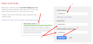 Cara Mengganti Password Gmail