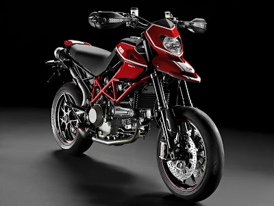 2010 Ducati Hypermotard 1100 EVO SP Front Angle View